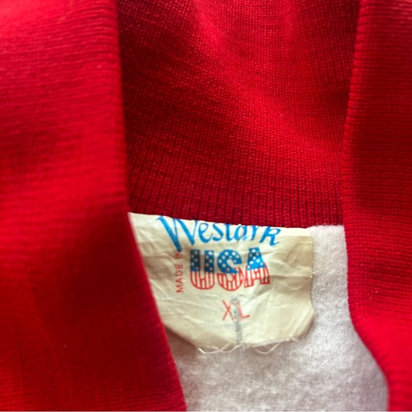 Vintage 80s Eddie's Casino & Diner Satin Bomber Jacket - Picture 5 of 5